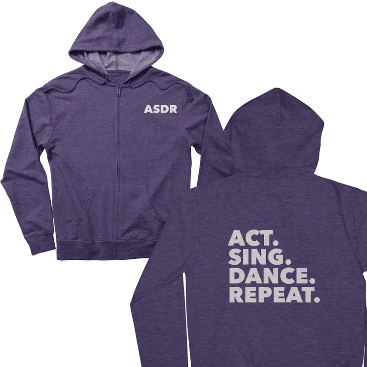 Act Sing Dance Repeat Ladies Hoodie